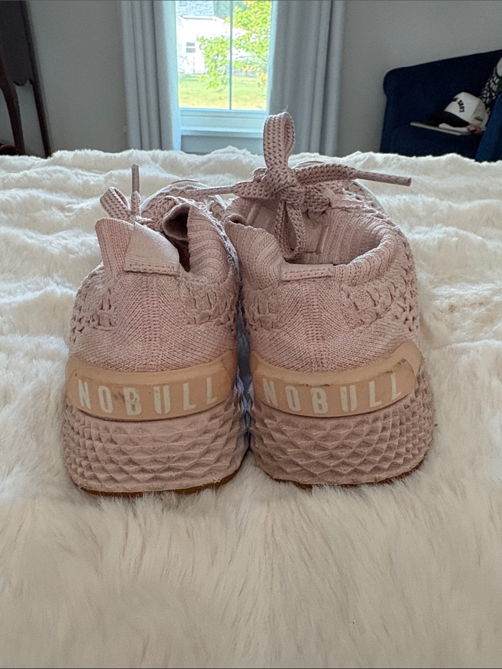 NOBULL Women’s Knit Sneakers – Blush/Dusty Pink